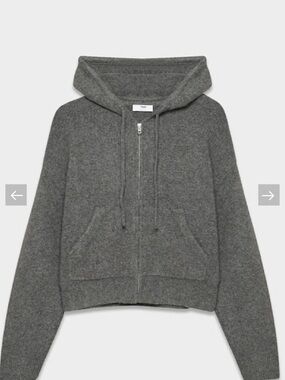 BNWT TNA Peyton Hooded Zip-Up Sweater